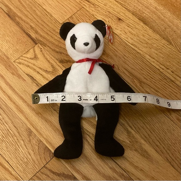 ⭐️ Vintage 1998 Fortune The Panda Bear Ty Beanie Baby - Picture 13 of 13